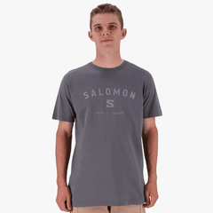 Salomon Mens Alphine Short Sleeve Castle Rock Tee