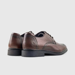Hush Puppies Hpm00921 Mens Thorpe Leather Shoes Brown
