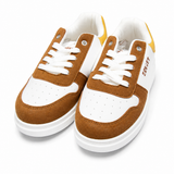 Soviet Boys K Society 23 Casual Lace Up Sneakers In White/Honey