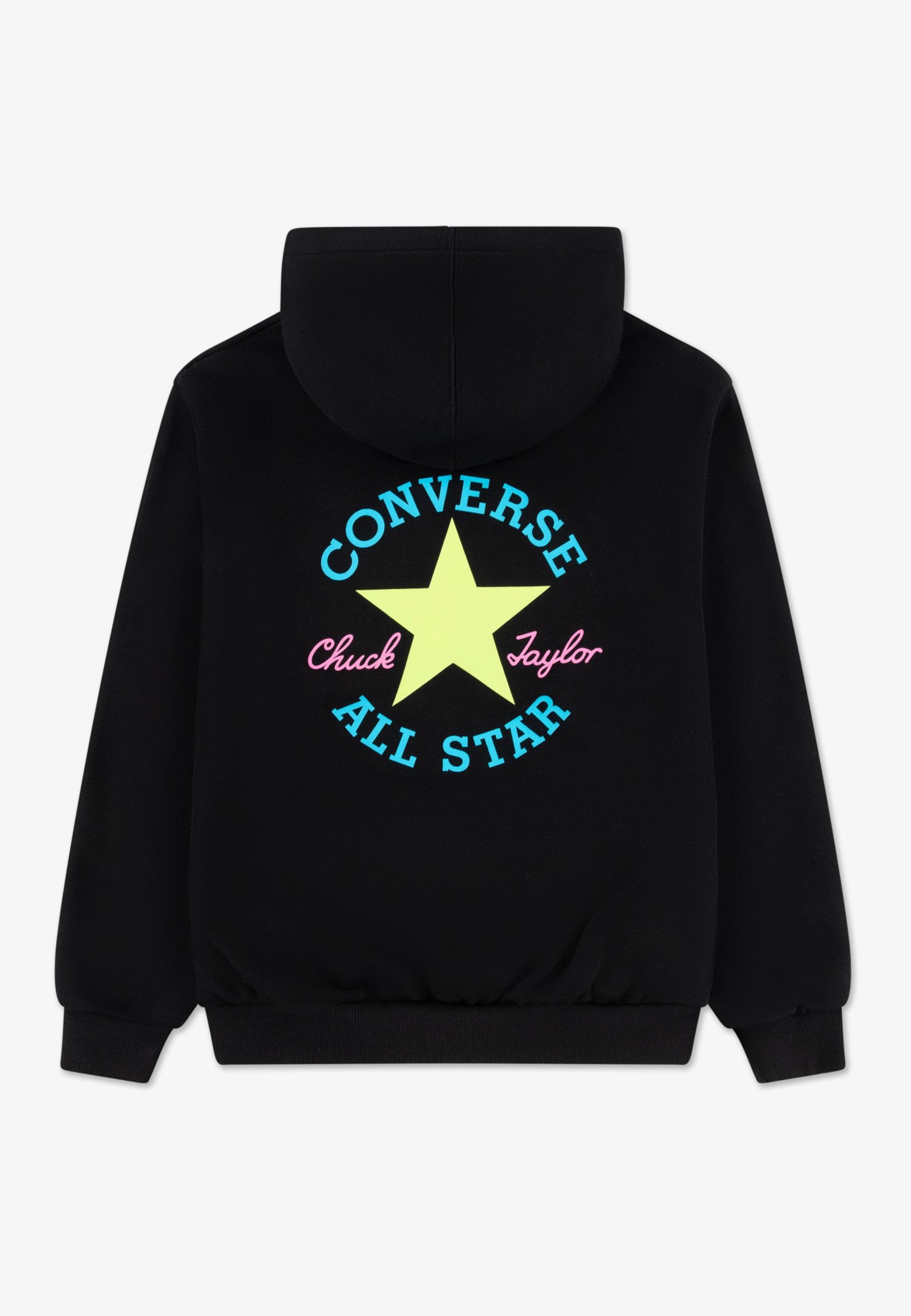 Converse Unisex Ultimate Essential Hoodie In Black