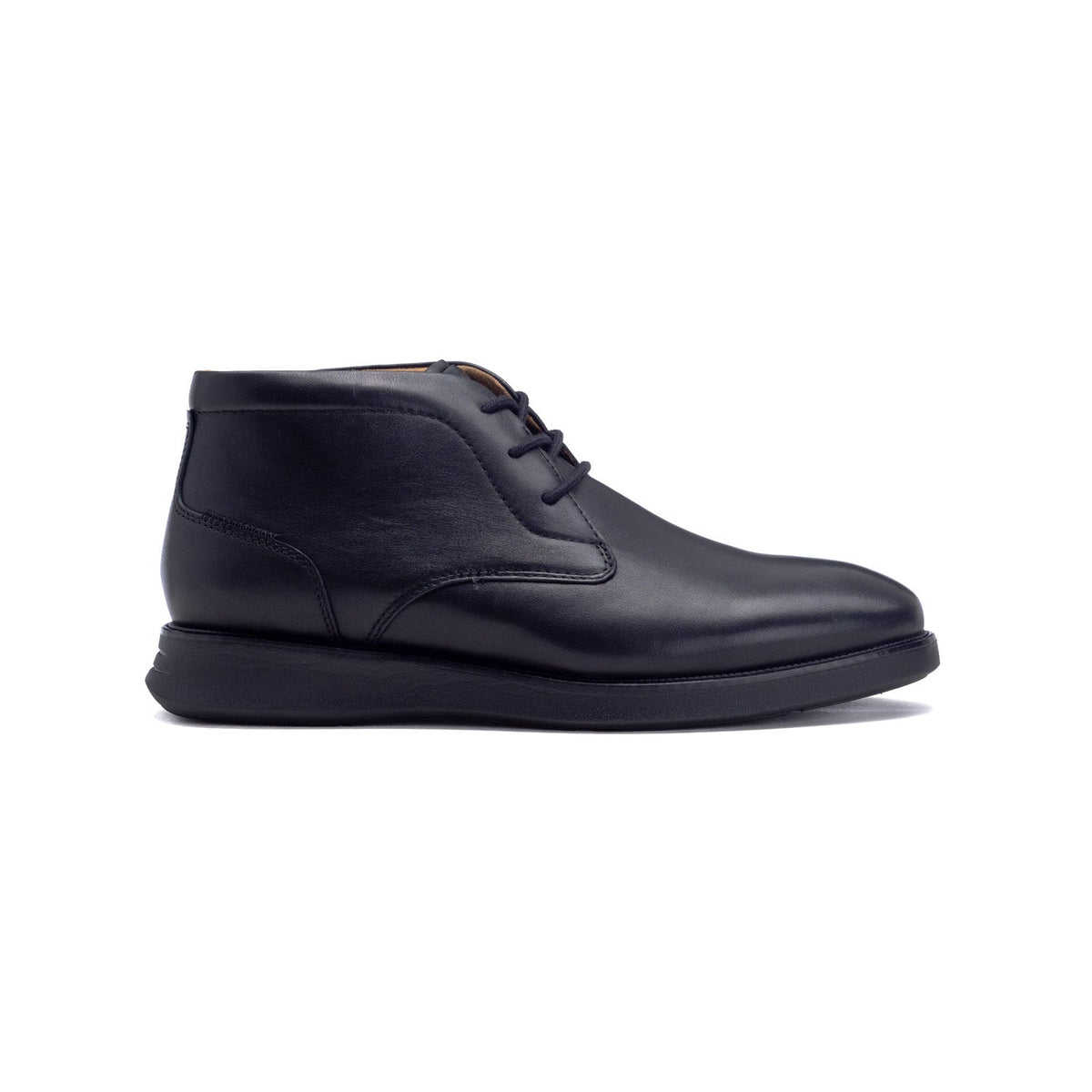Florsheim Mens Launch Chukka Leather Shoes In Black