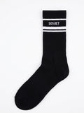 Soviet Ember 2 Pack Long Tennis Socks In  Black