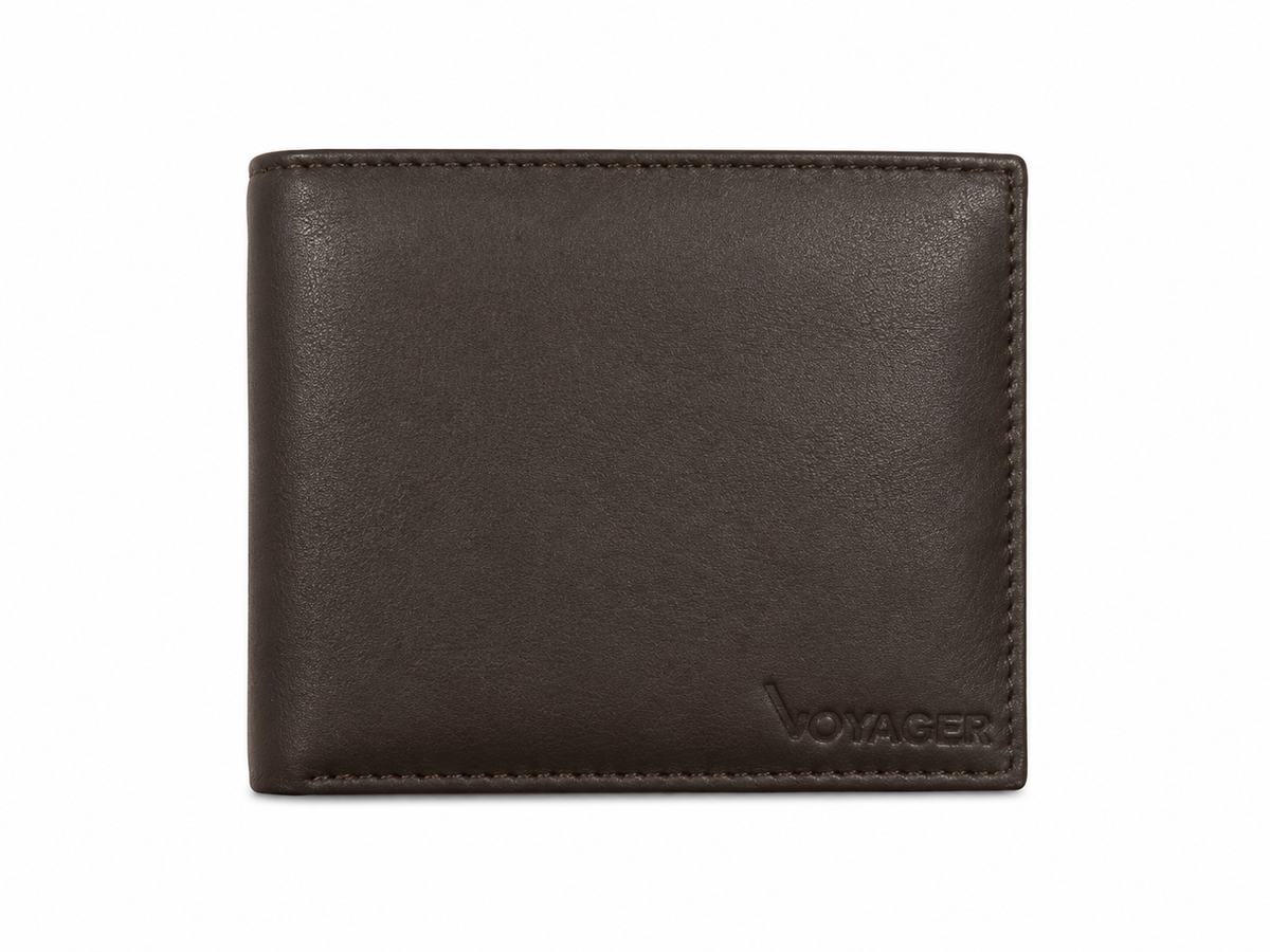 Voyager Mens Hunter  Billfold Wallet In Brown