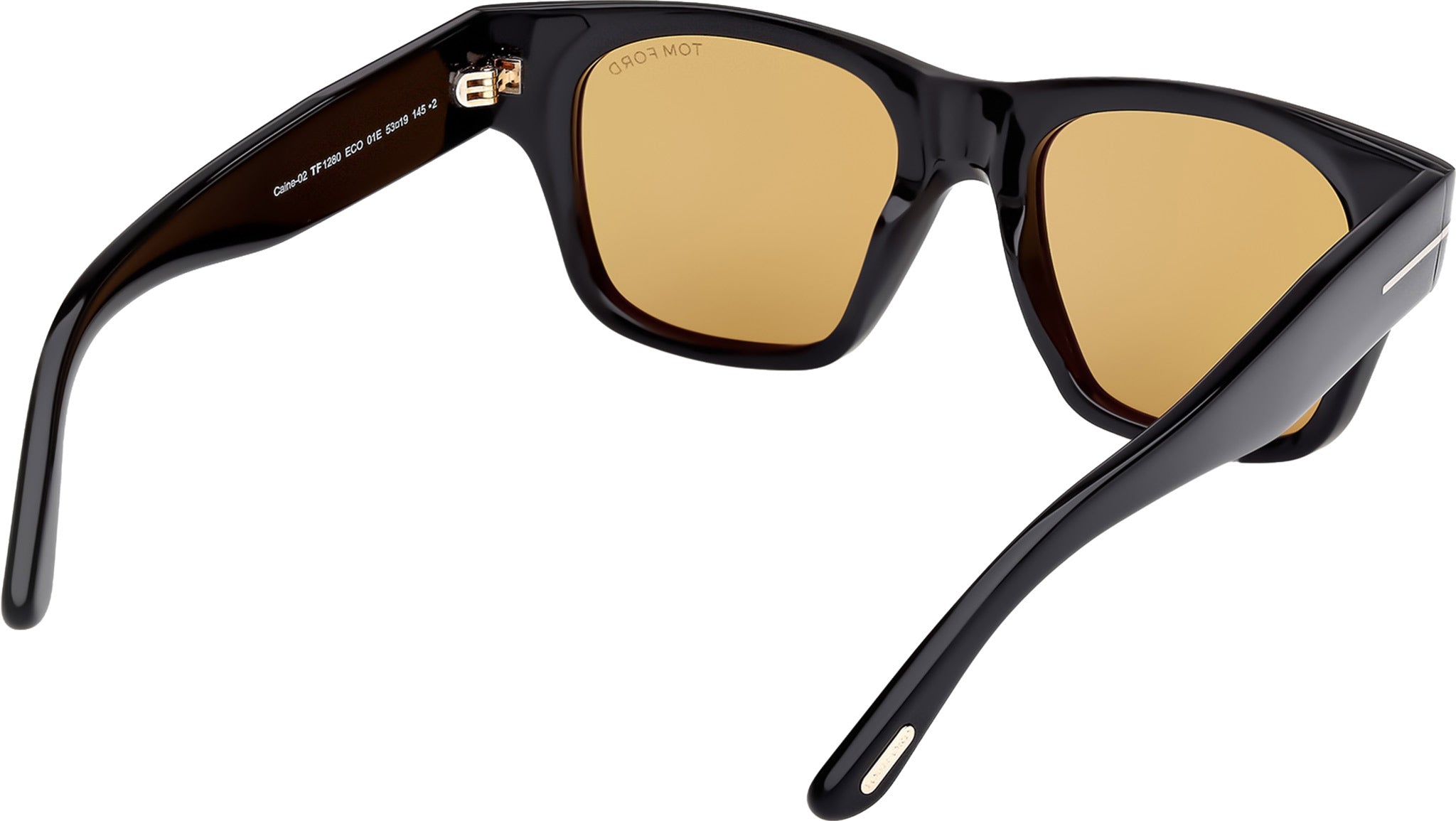 Tom Ford Caine 02 Square Frame Unisex Sunglasses In Black
