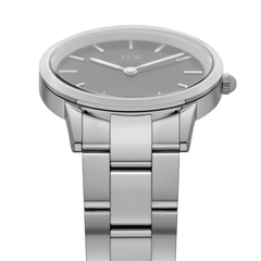 Daniel Wellington Mens Iconic Link Watch In Silver