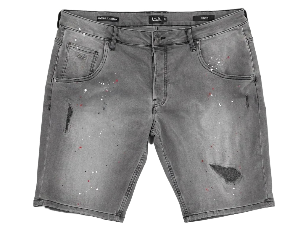 Vialli Mens Cancolla Shorts In Grey