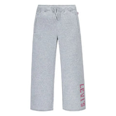 Levis Girls Wide Leg Fleece Pants In Grey