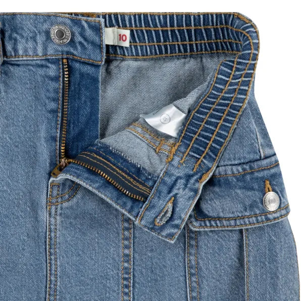 Levis Girls Cargo Skirt In Blue