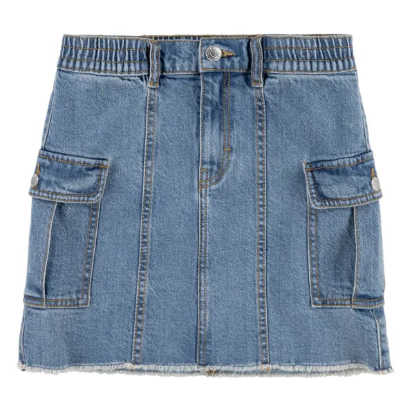 Levis Girls Cargo Skirt In Blue