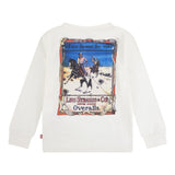 Levis Giddy Up Long Sleeve T-Shirt In Egret