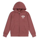 Levis Boys Solid Full Zip Hoodie In Roan Rouge