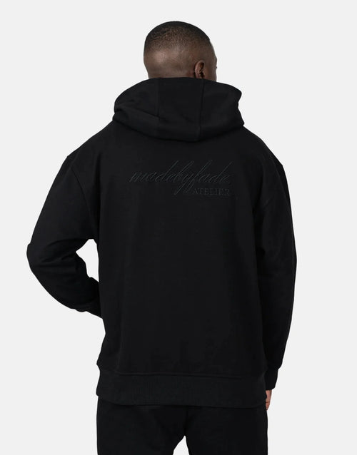 Fade Atelier Hooded Sweatshirt In Black