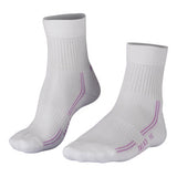 Falke Womens Netball Socks In White/Brighy Lillac
