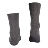 Falke Mens Wool Walkie Anklet Socks In Grey