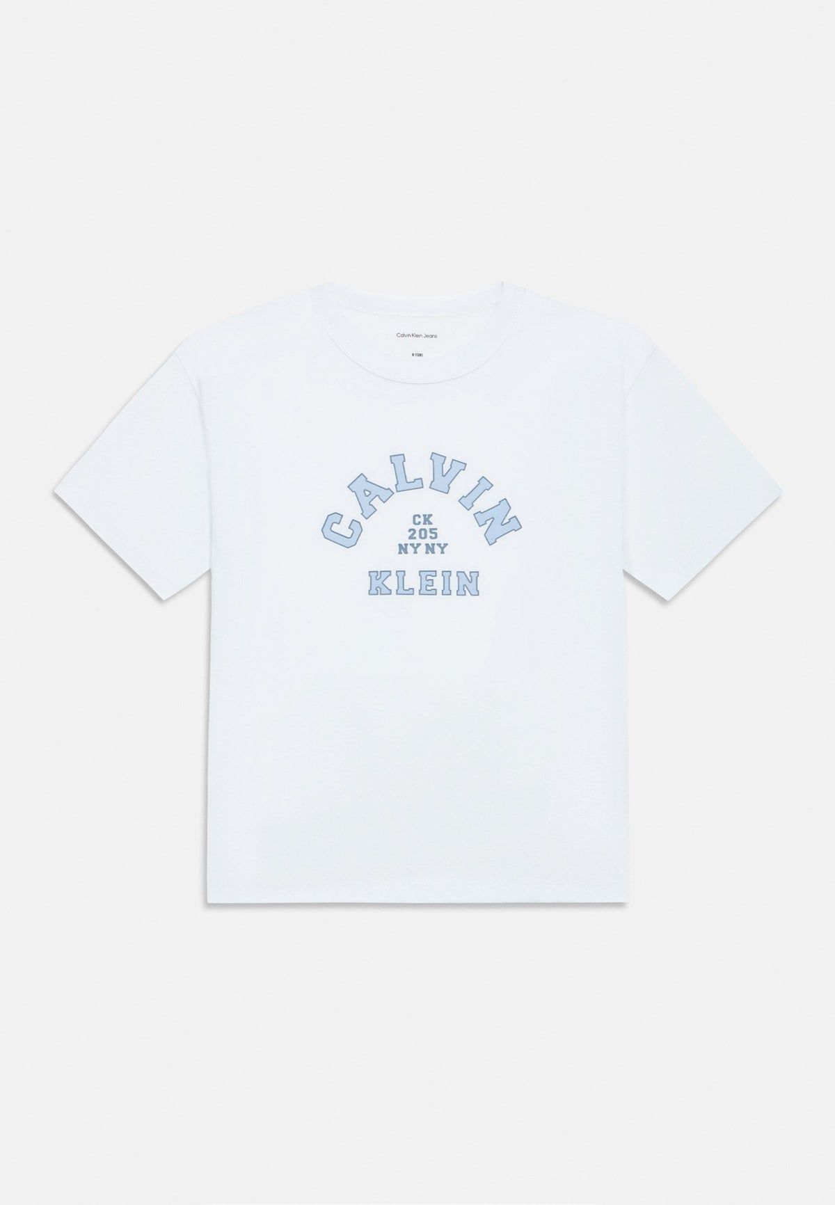 Calvin Klein Girls Varsity Graphic T-Shirt In White