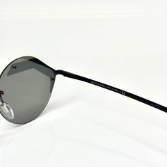 Bvlgari Silver Mirror  Sunglasses For Men In Black