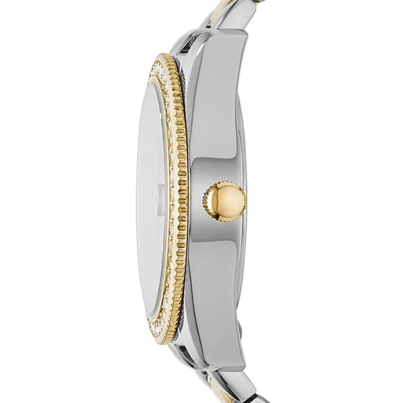 Fossil Scarlette Silver And Gold Watch