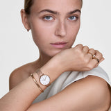 Daniel Wellington Ladies Rose Gold Mesh 32Mm Watch