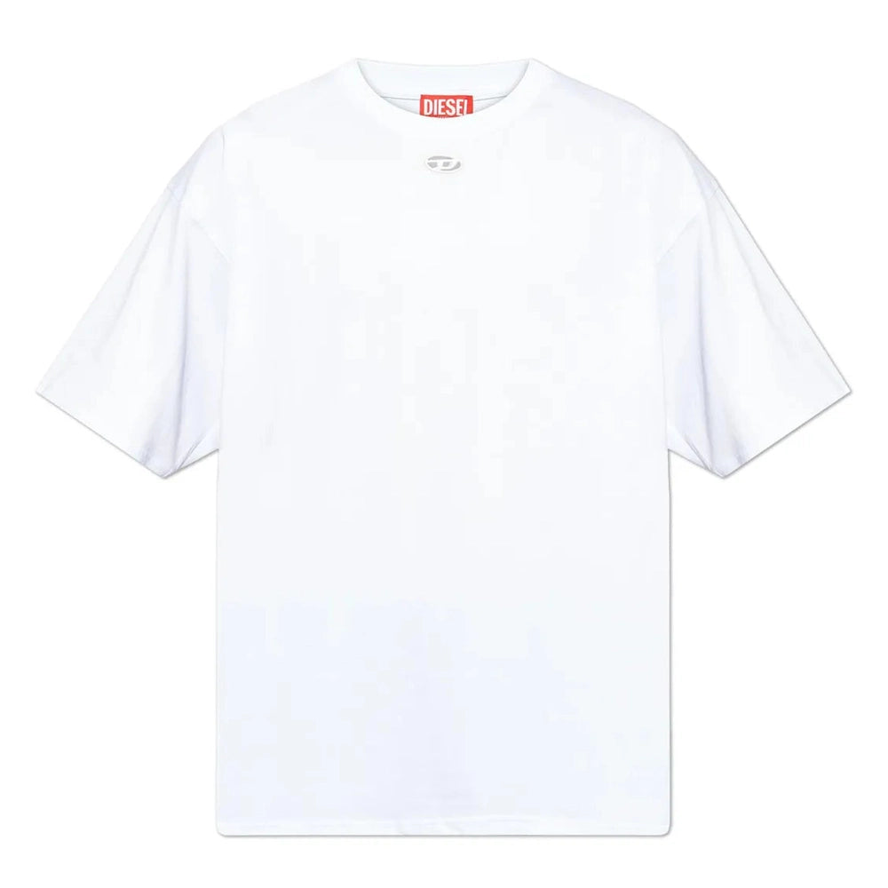 Diesel Mens Boxt-Dco Relaxed T-Shirt In White