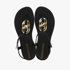 Ipanema Gil83701 Ladies Class Connect Ii Sandals Black Gold