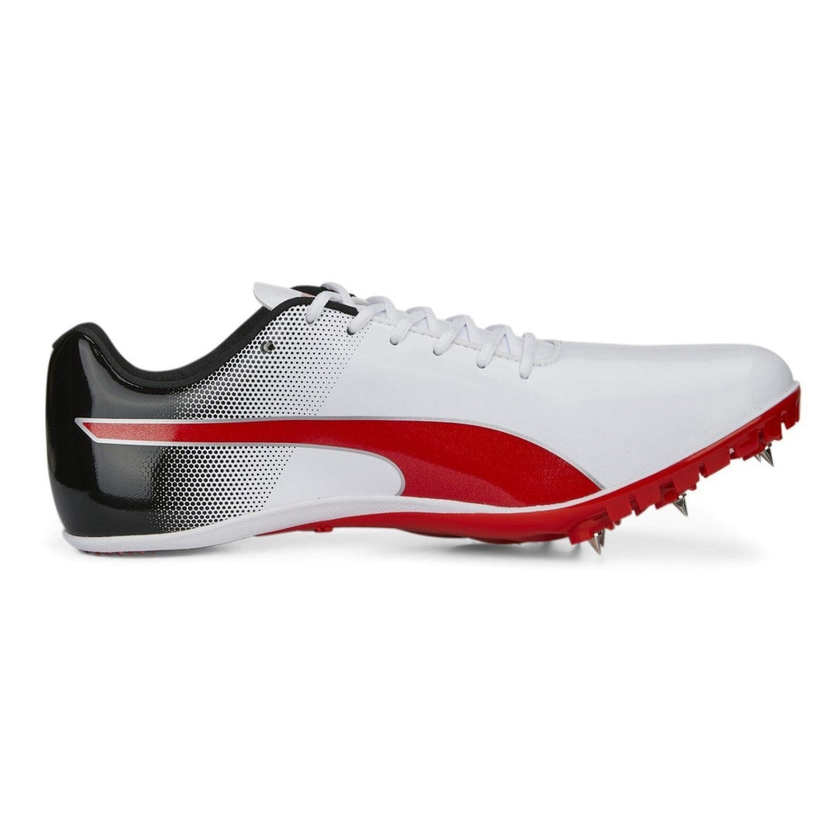 Puma Mens Evospeed Sprint 14 Running Shoes In White/Black/Red