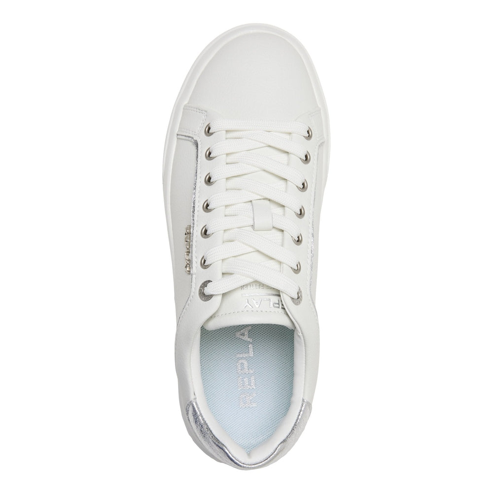 Replay Womens Notting Soft Plain Shoes in White