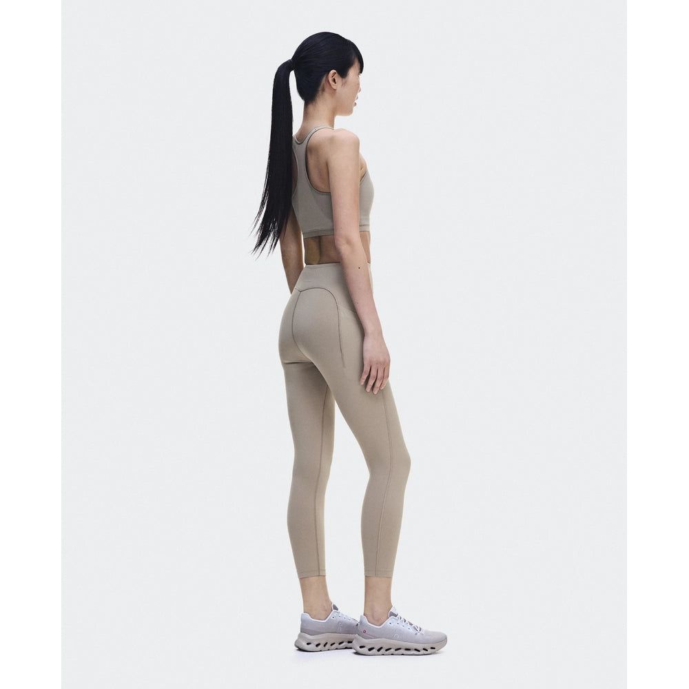 On Womens 7/8 Train Tights In Clay