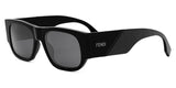 Fendi Black Acetate Fe40156I 5401A Sunglasses