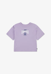 Converse Girls Graphic Boxy T-Shirt In Lavender