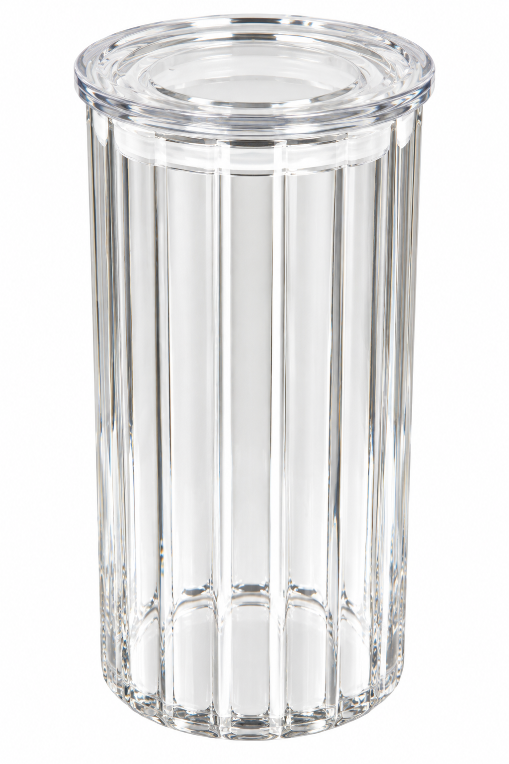 Aqua Canister Glass Acacia Lid 1.35L