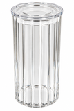 Aqua Canister Glass Acacia Lid 1.35L