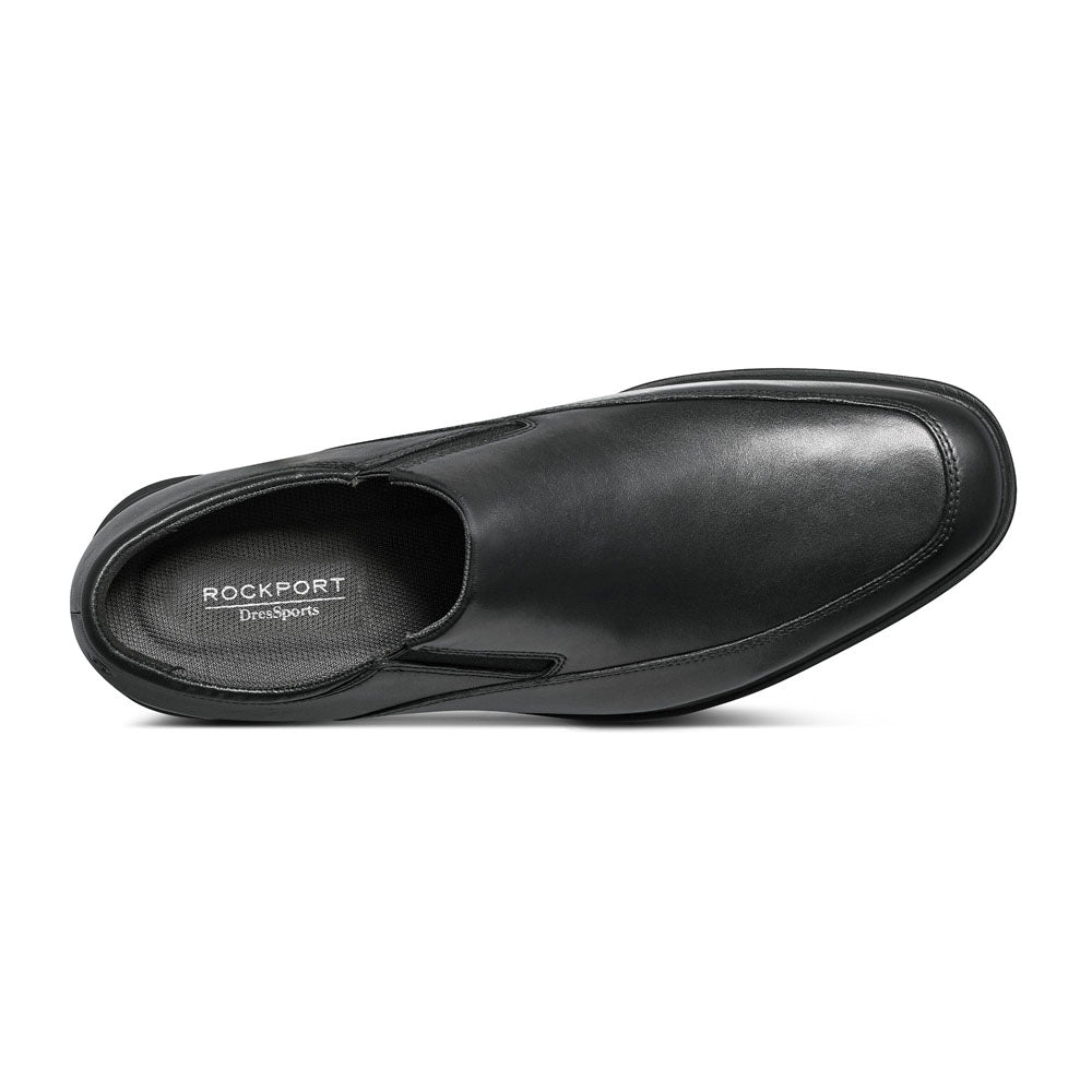 Rockport Mens Aderner Black Leather Shoes