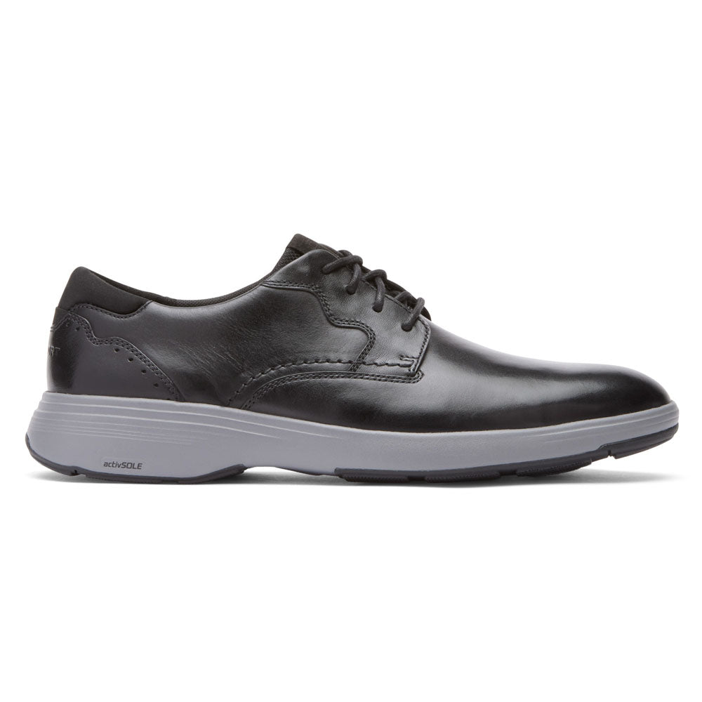 Rockport Mens Noah Plain Black Toe Shoes