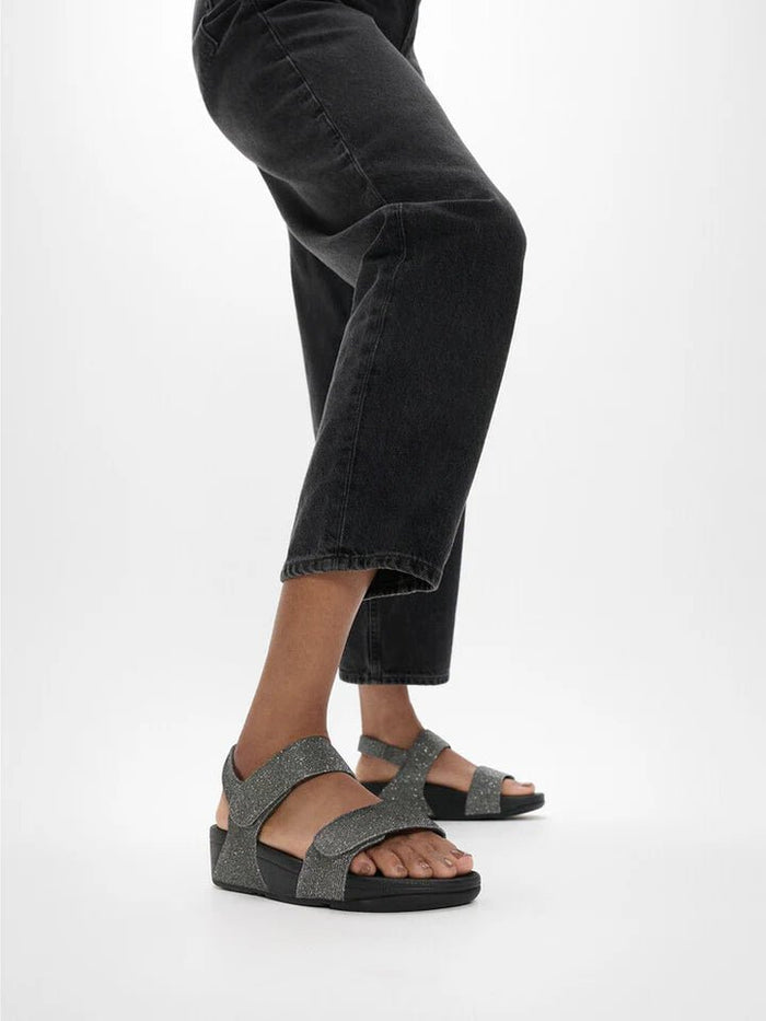 Fitflop Ladies Shimmerlux Shoes in Pewter