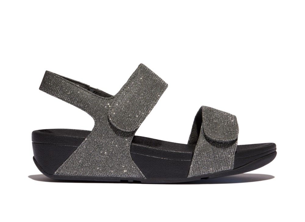 Fitflop Ladies Shimmerlux Shoes in Pewter
