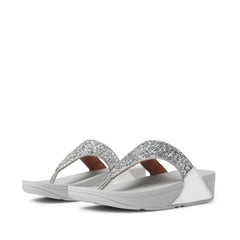 Fitflop Ladies Lulu Shimmer Foil In Silver