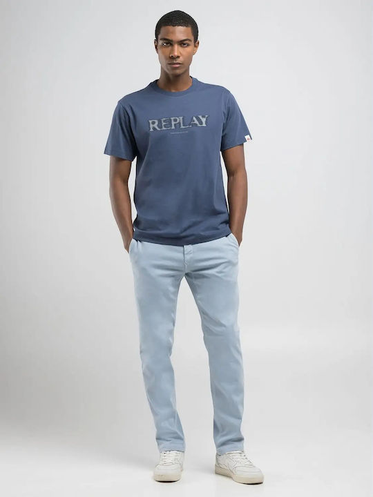 Replay Mens T-Shirts in Blue