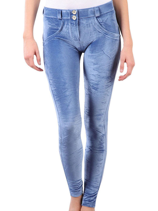 Freddy Womens Wrup Super Skinny Pants In Blue