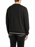 Replay Mens 098 Crew Neck Sweatshirt In Black
