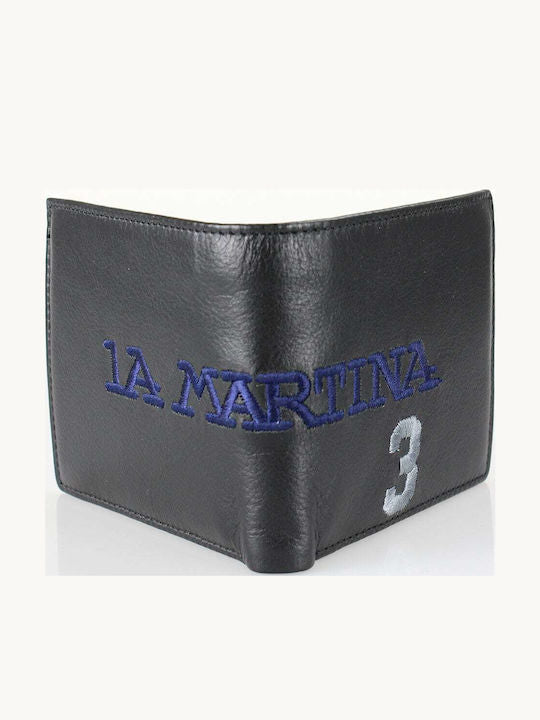 La Martina Mens Lopez Wallet In Black