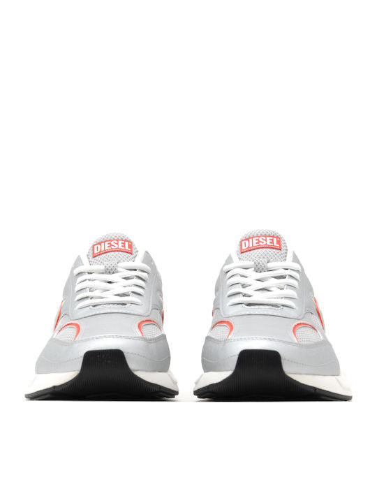 Diesel Mens Serendipity Sport Sneakers In Silver & White