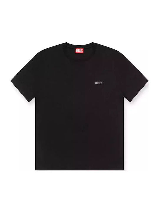 Diesel Mens Regular T-Shirt In Black