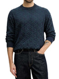 Calvin Klein Mens Easy Cotton Crew Neck Sweater In In Teal