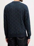 Calvin Klein Mens Easy Cotton Crew Neck Sweater In In Teal