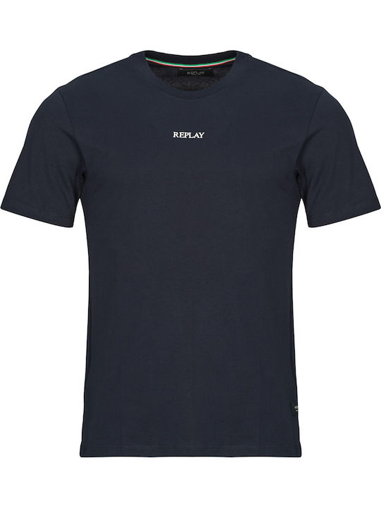 Replay Mens 267 T-Shirt In Navy