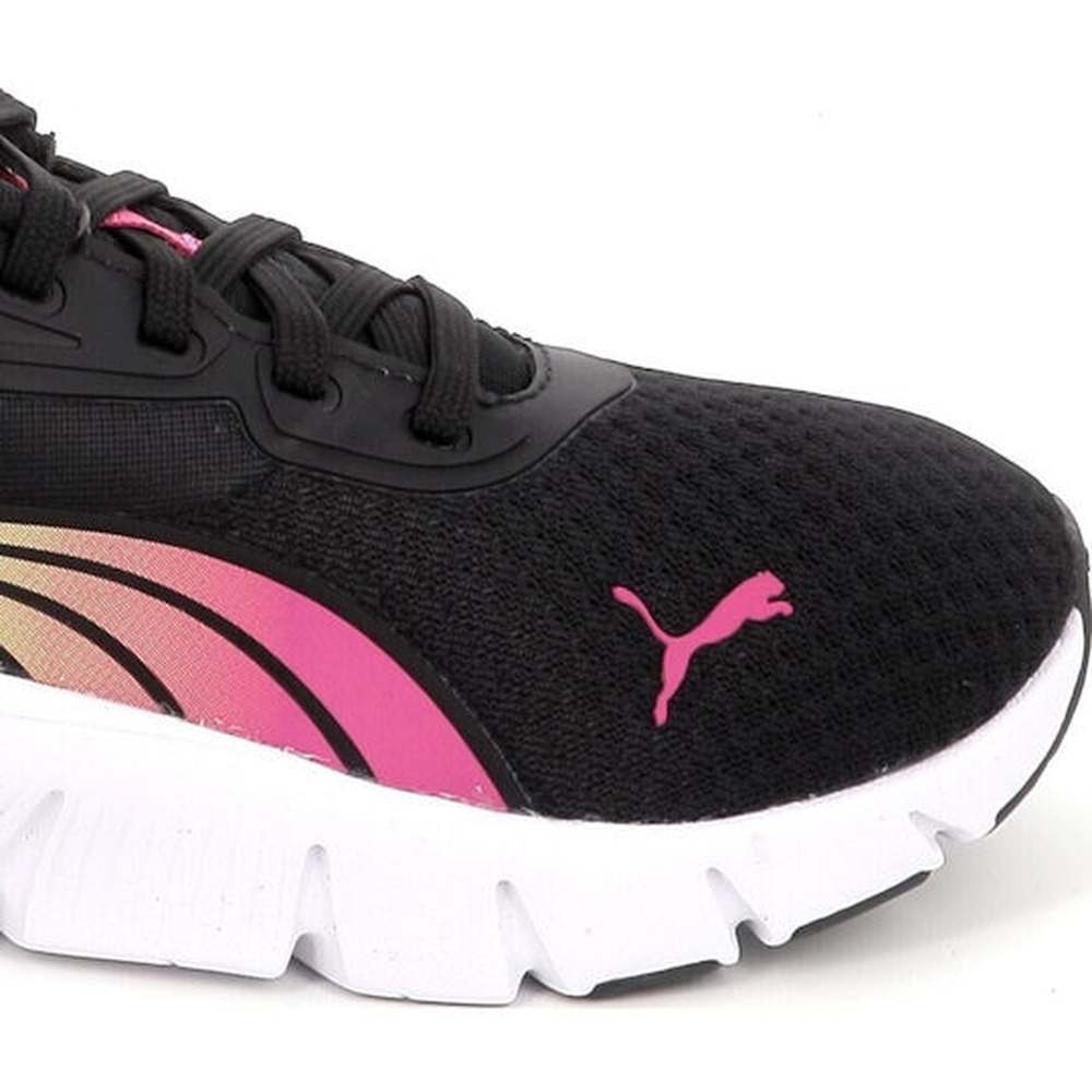 Puma Girls FlexFocus Lite Mode Blaze Fade Junior Sneakers In Black/Pink Opal/White