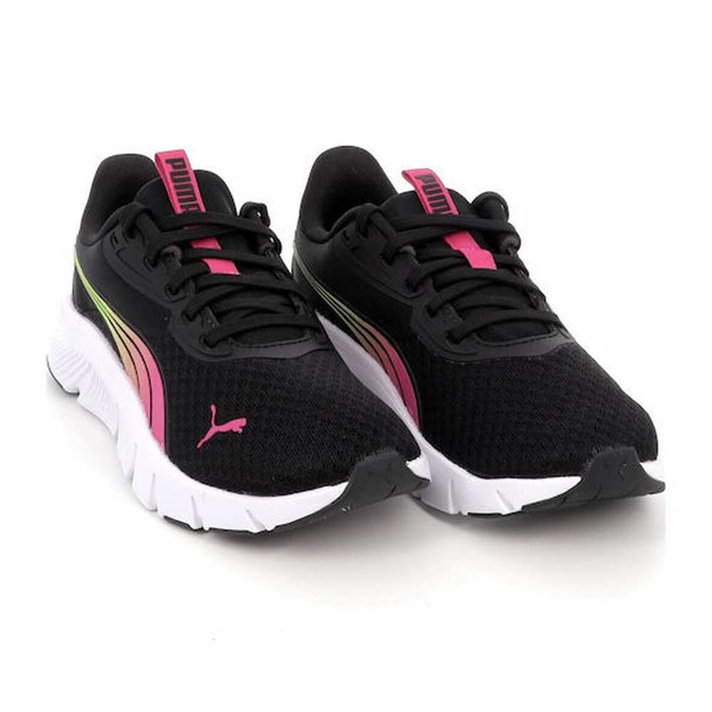 Puma Girls FlexFocus Lite Mode Blaze Fade Junior Sneakers In Black/Pink Opal/White