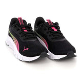 Puma Girls FlexFocus Lite Mode Blaze Fade Junior Sneakers In Black/Pink Opal/White