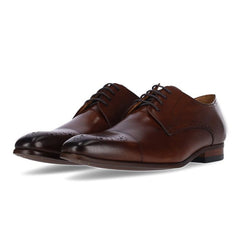 Florsheim Mens Ashton Smooth Teak Shoes