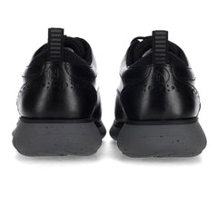 Nun Bush Mens Stance Plain Leather Shoes In Black